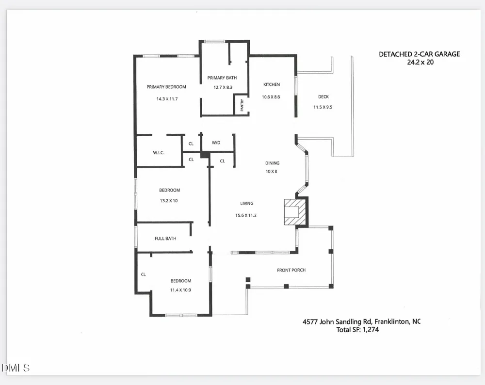 4577 John Sandling Road Franklinton, NC 27525