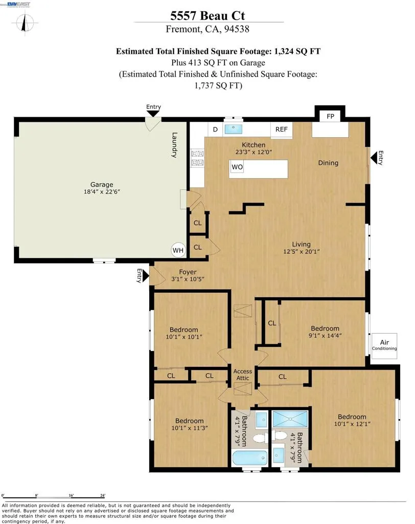 5557 Beau Ct Fremont, CA 94538