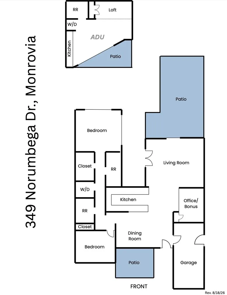 349 Norumbega Dr. Monrovia, CA 91016