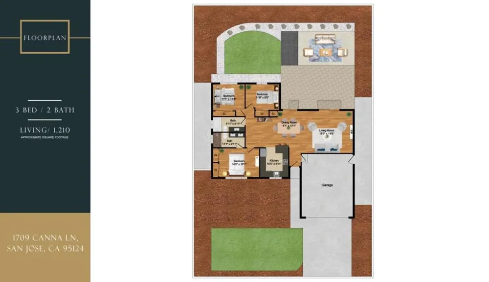 1709 Canna Lane San Jose, CA 95124
