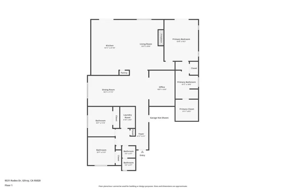 9531 Rodeo Drive Gilroy, CA 95020