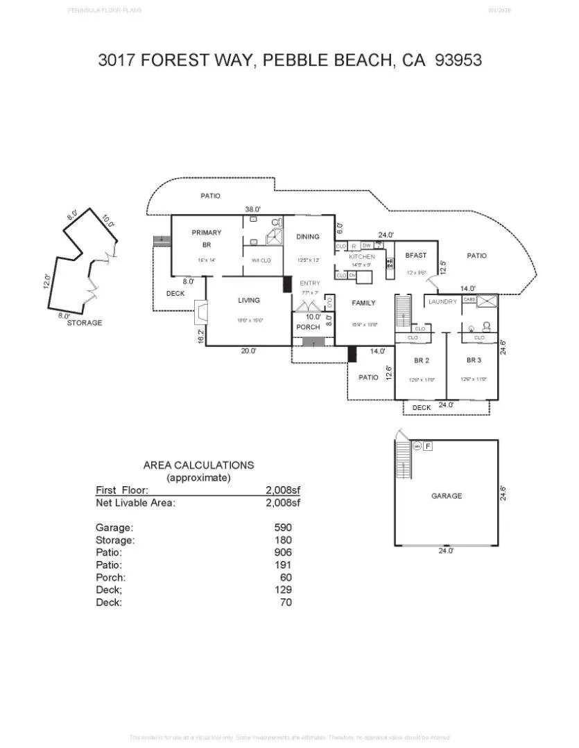 3017 Forest Way Pebble Beach, CA 93953