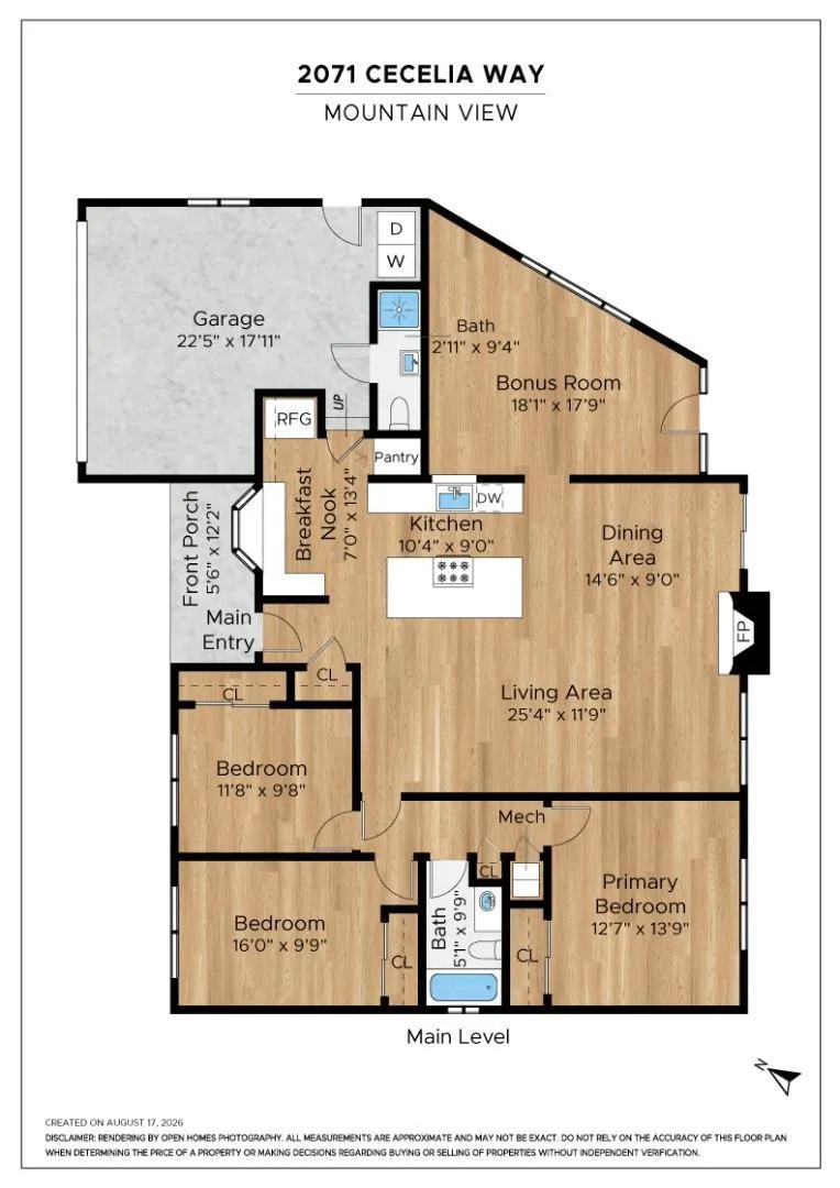 2071 Cecelia Way Mountain View, CA 94040