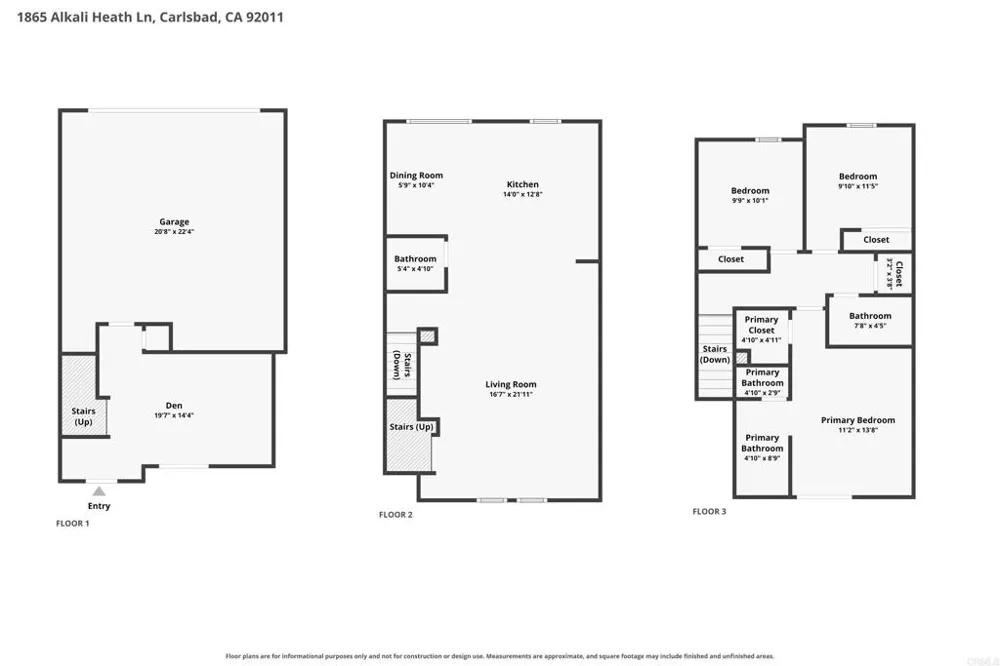 1865 Alkali Heath Lane Carlsbad, CA 92011