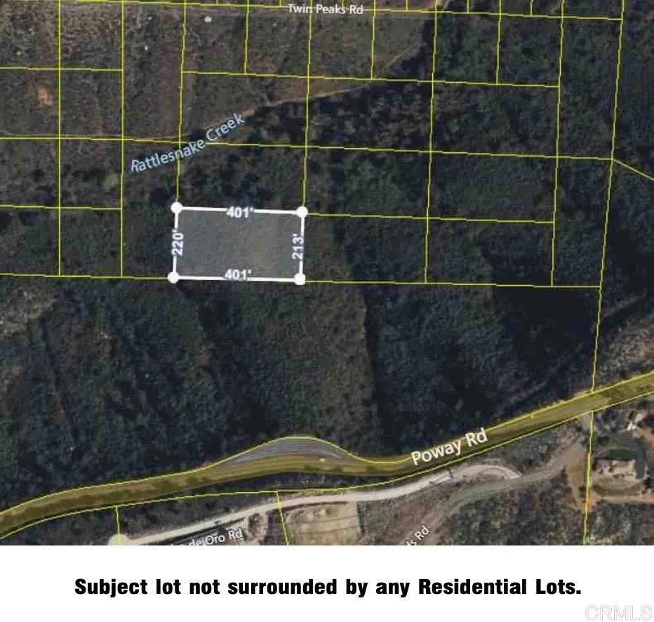 East of Twin Peaks Road Lot 26 Poway, CA 92064