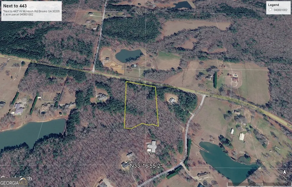 NEXT TO 443 McIntosh RD Brooks, GA 30205