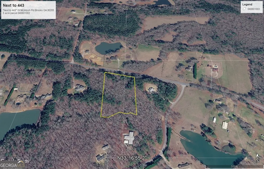 NEXT TO 443 McIntosh RD Brooks, GA 30205