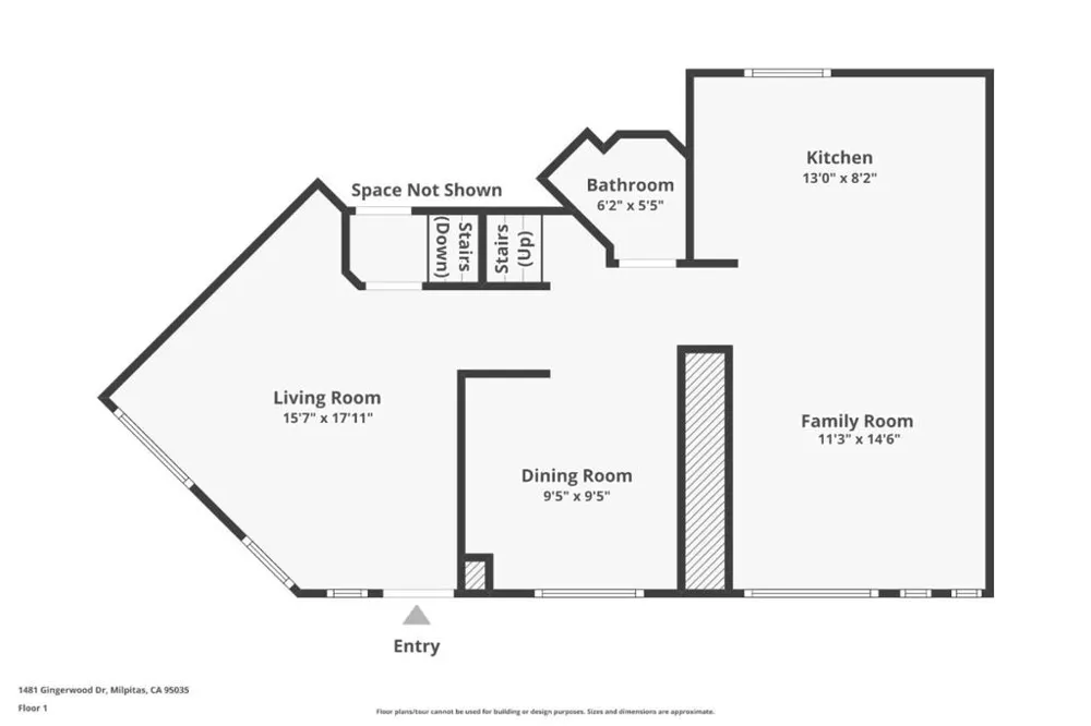 1481 Gingerwood Drive Milpitas, CA 95035