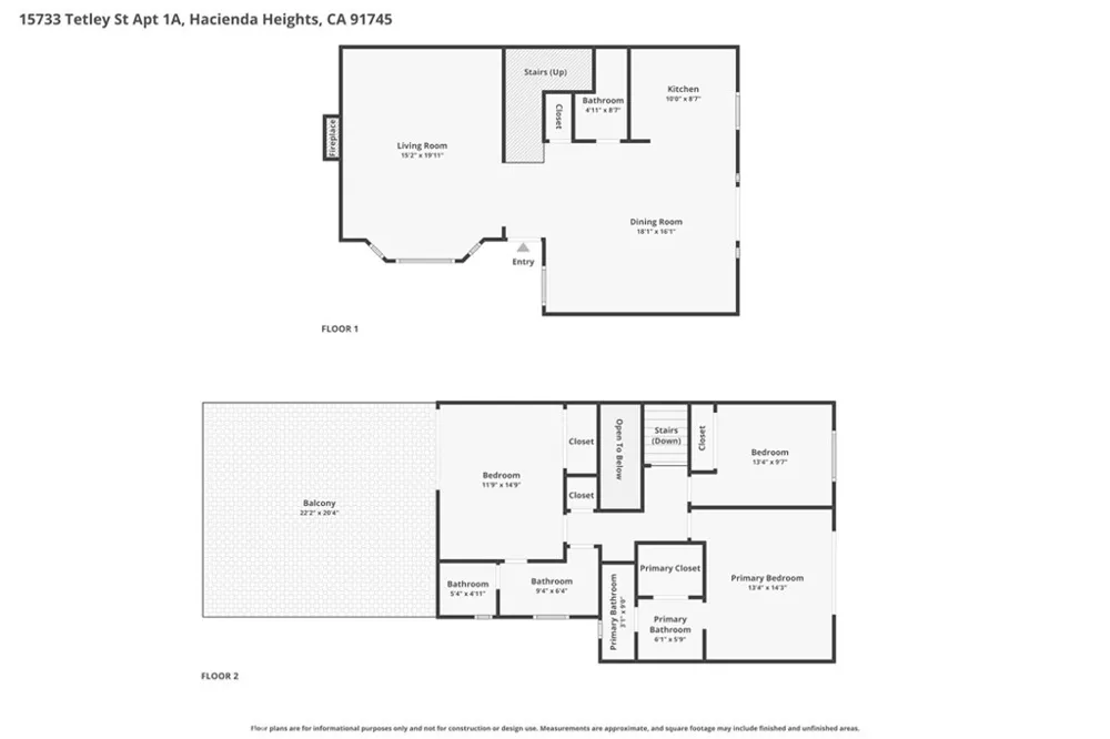 15733 Tetley #1A Hacienda Heights, CA 91745