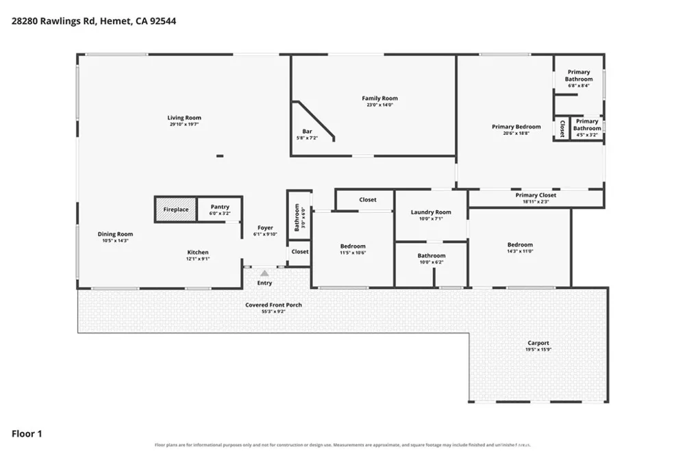 28280 Rawlings Road Hemet, CA 92544