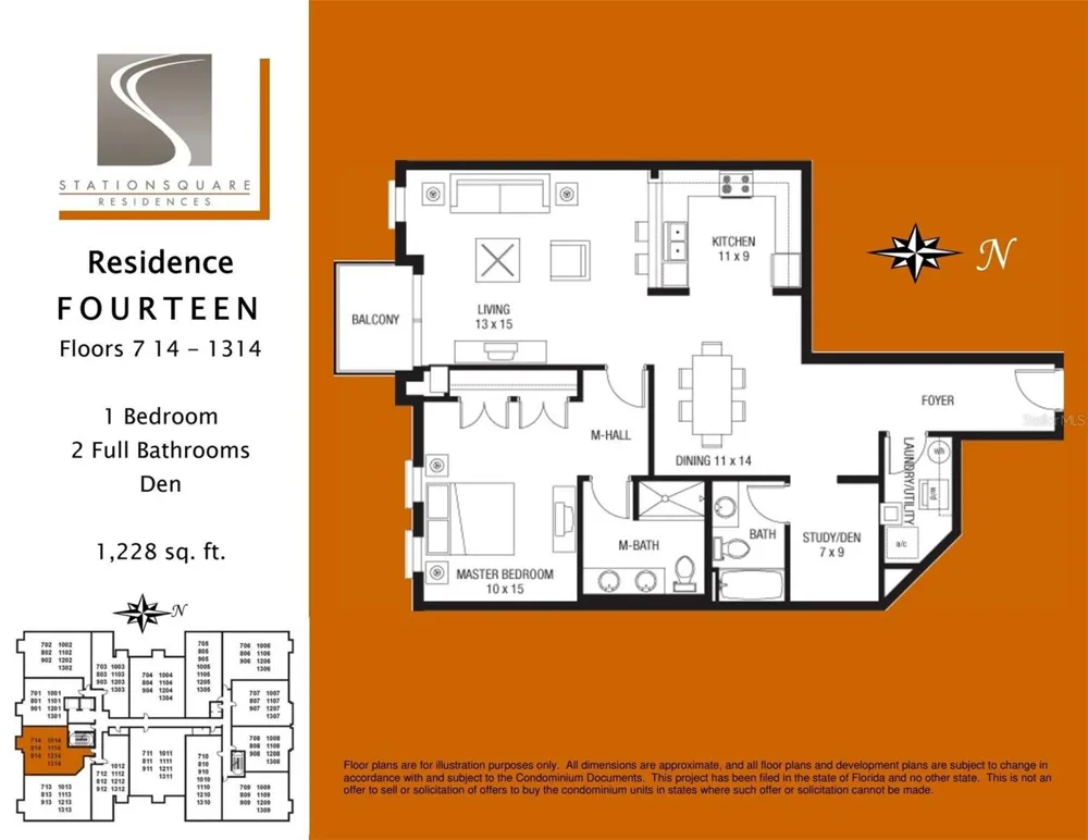 628 CLEVELAND STREET #1314 Clearwater, FL 33755