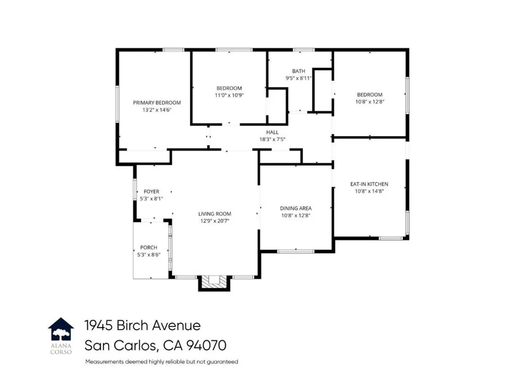 1945 Birch Avenue San Carlos, CA 94070