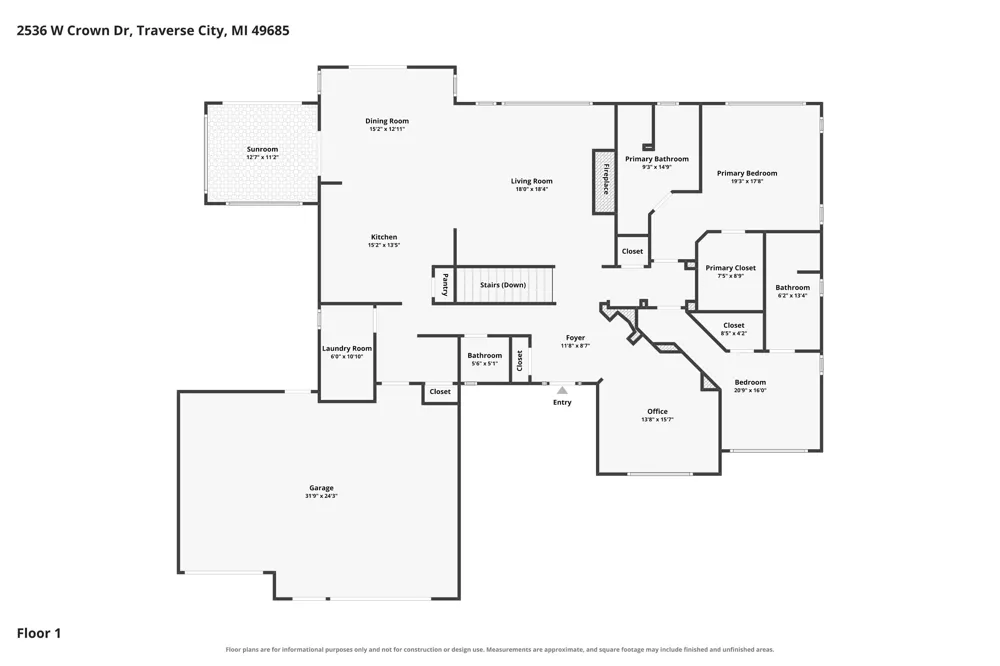 2536 W Crown Drive Garfield Charter Township, MI 49685