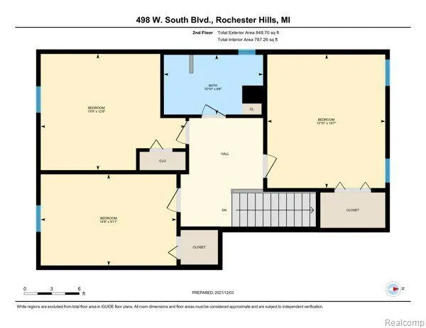 498 SOUTH BOULEVARD W Rochester Hills City, MI 48307