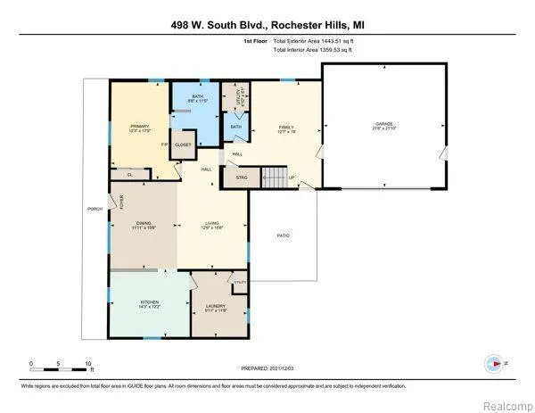 498 SOUTH BOULEVARD W Rochester Hills City, MI 48307