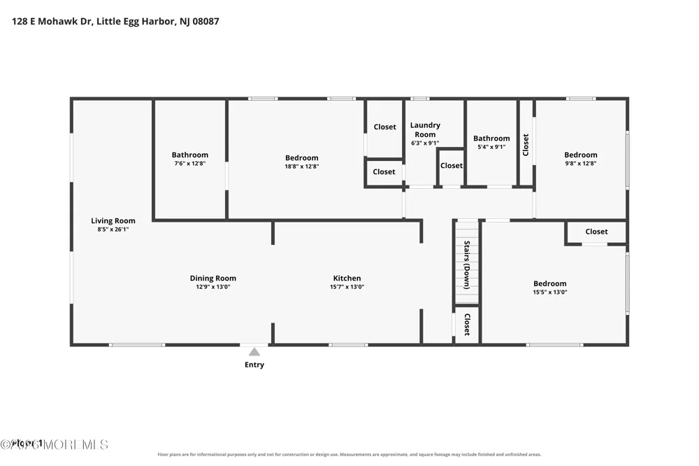 128 E Mohawk Drive Little Egg Harbor, NJ 08087