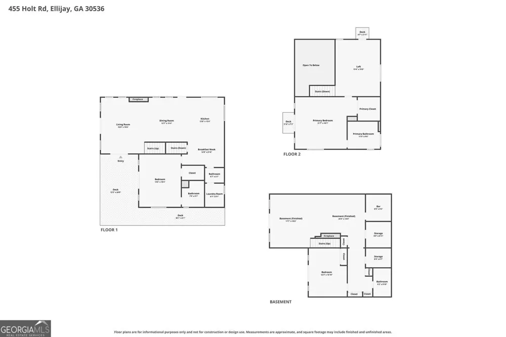 455 Holt RD Ellijay, GA 30536