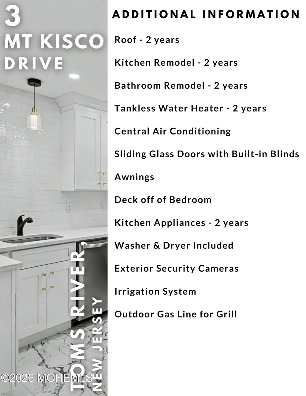 3 Mount Kisco Drive Toms River, NJ 08753