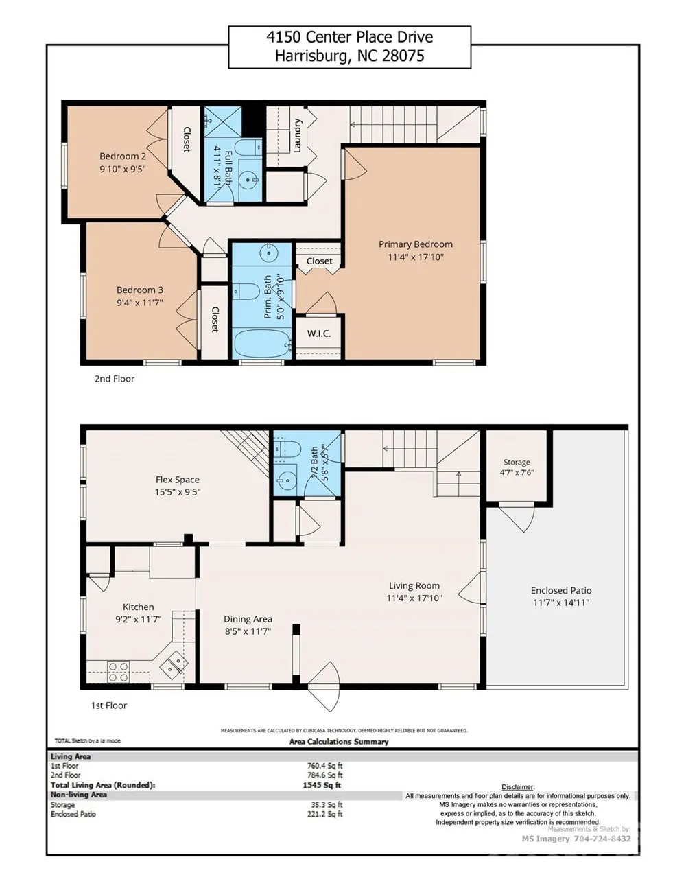 4150 Center Place Drive Harrisburg, NC 28075