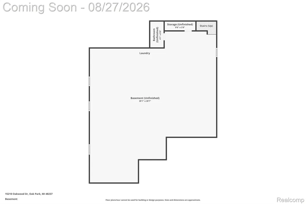 15210 Oakwood Drive Oak Park City, MI 48237
