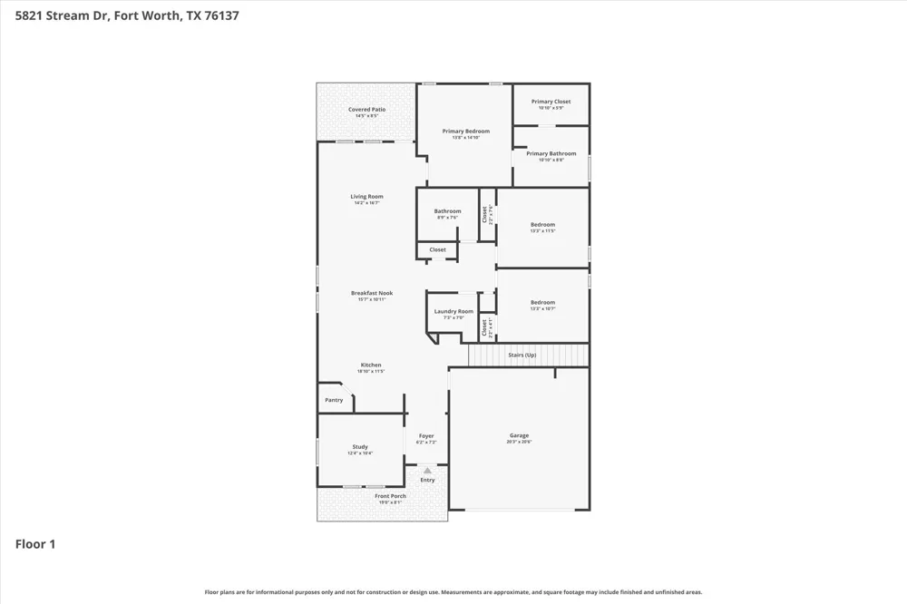 5821 stream Drive Fort Worth, TX 76137
