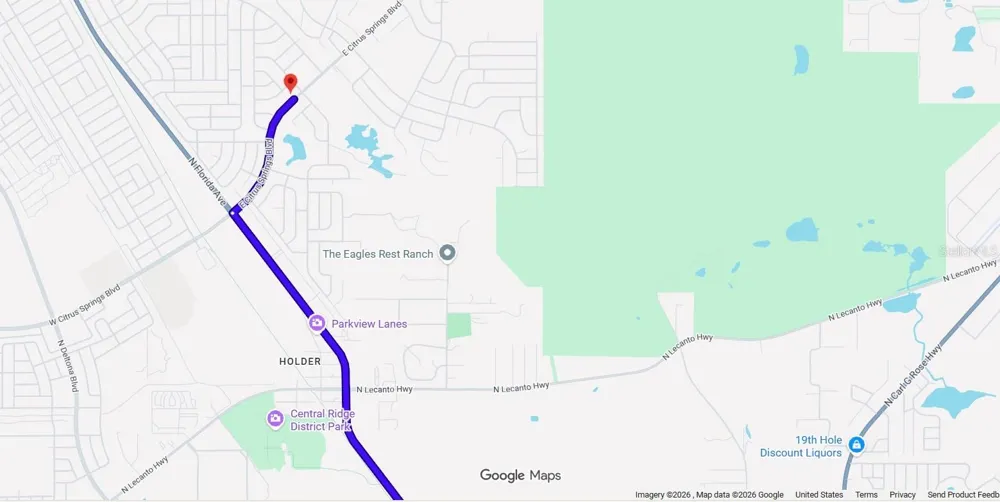 603 E CITRUS SPRINGS BOULEVARD Citrus Springs, FL 34434