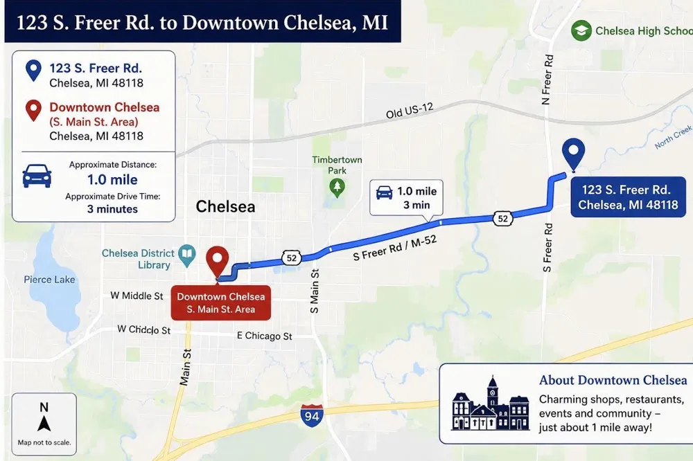 123 S Freer Road Chelsea, MI 48118