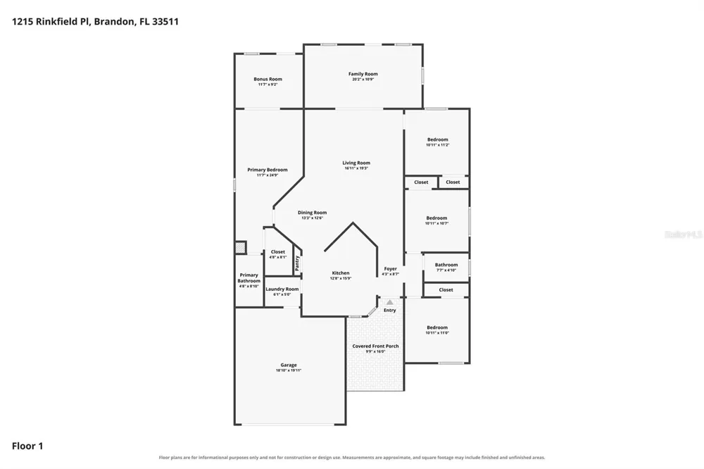 1215 RINKFIELD PLACE Brandon, FL 33511