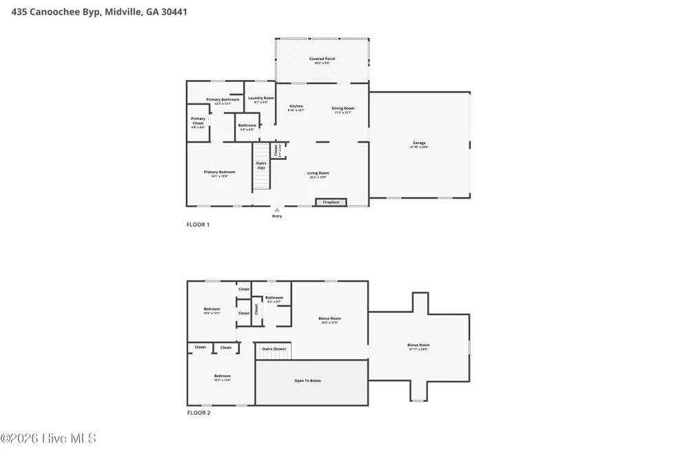 435 Canoochee Bypass Midville, GA 30441