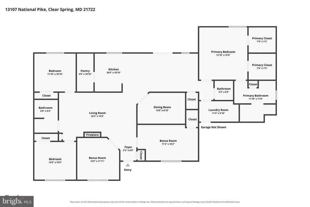 13107 NATIONAL PIKE Clear Spring, MD 21722