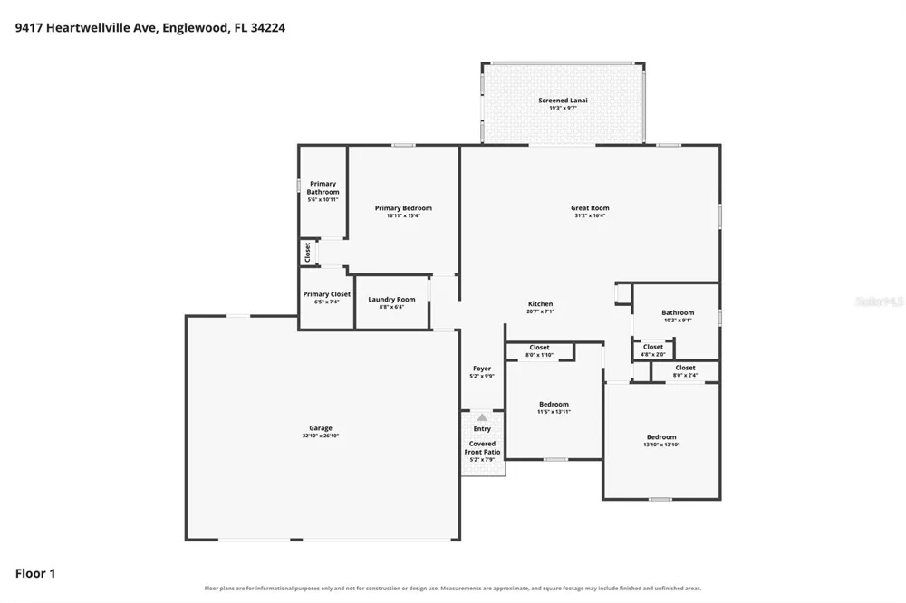 9417 HEARTWELLVILLE AVENUE Englewood, FL 34224