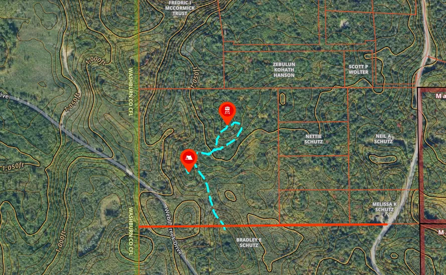 W9XXX Webb Lake Drive Trego, WI 54888