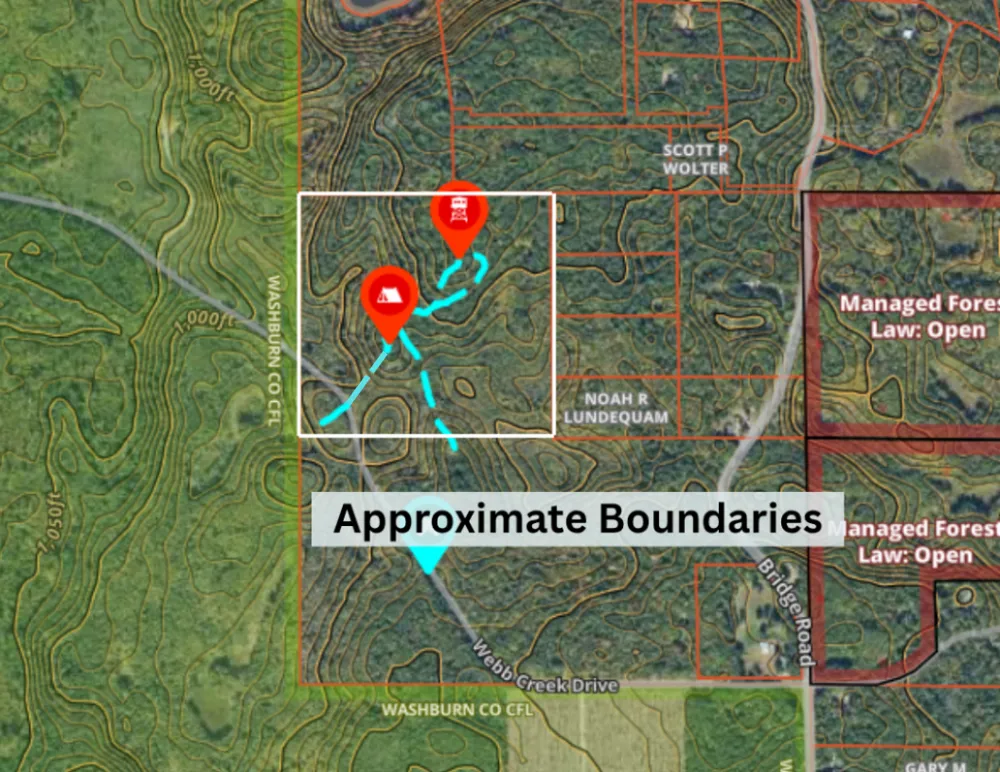 W9XXX Webb Lake Drive Trego, WI 54888
