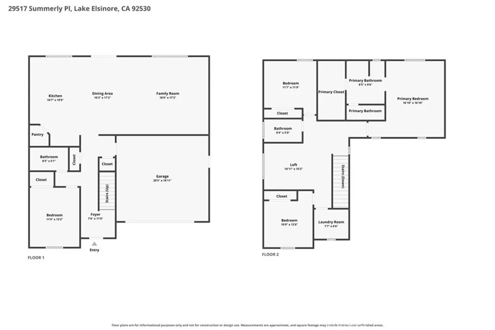 29517 Summerly Place Lake Elsinore, CA 92530