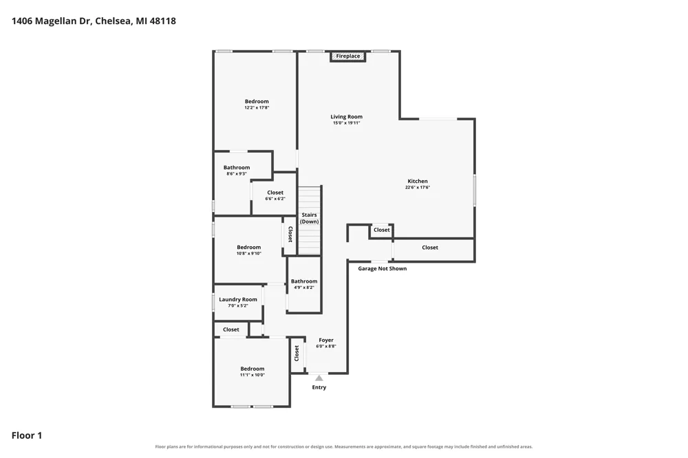 1406 Magellan Drive Chelsea, MI 48118