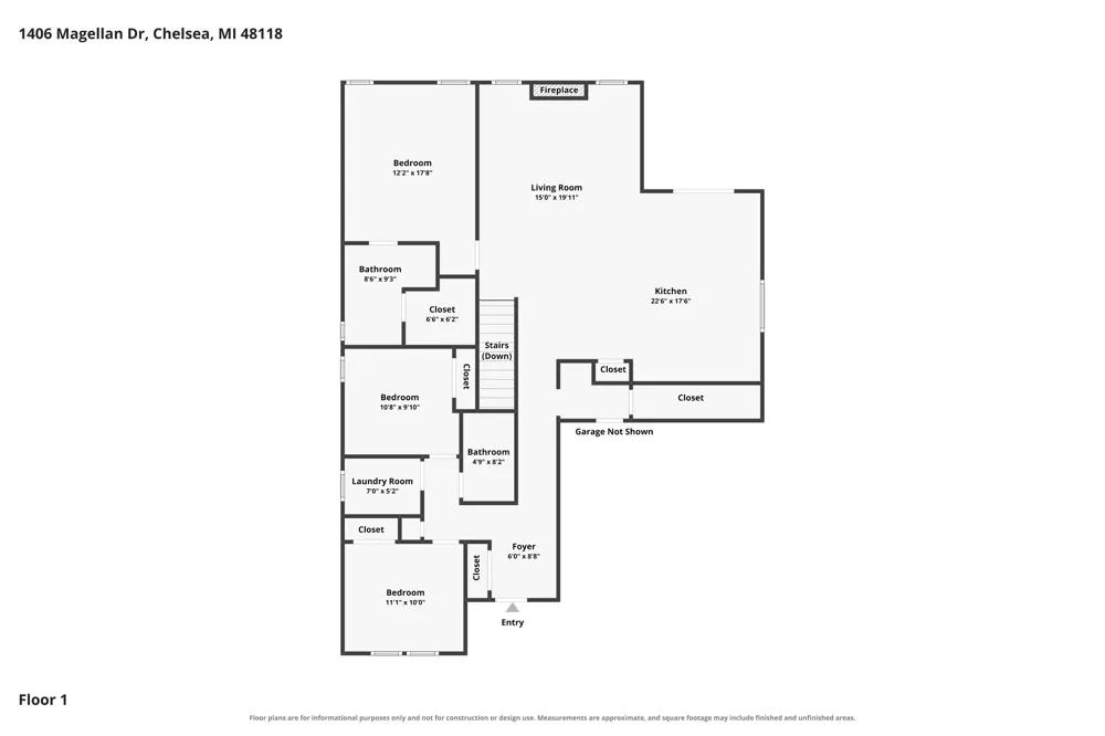 1406 Magellan Drive Chelsea, MI 48118