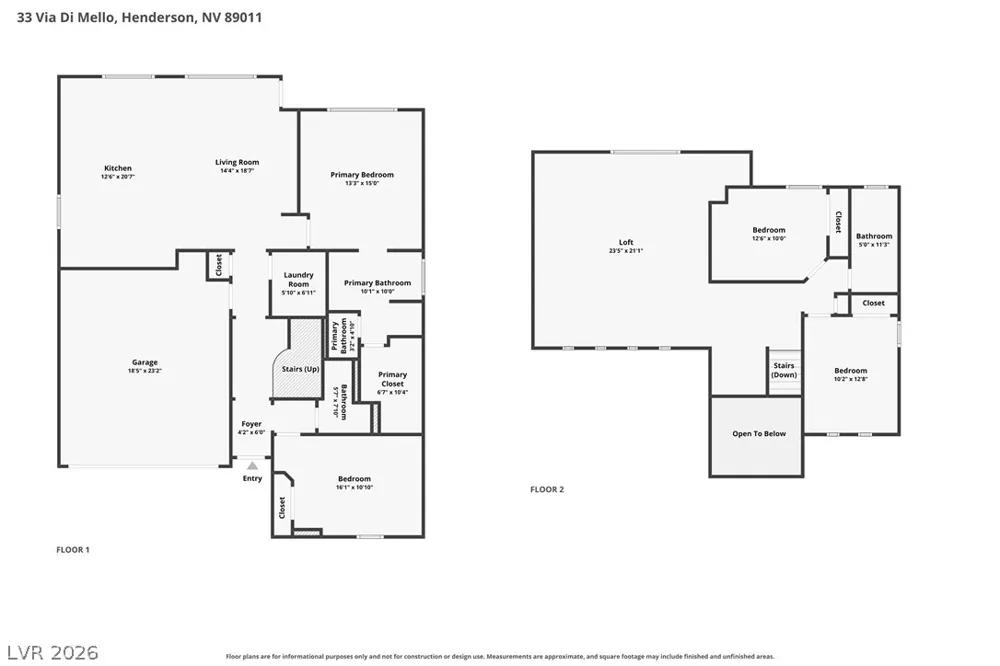 33 Via Di Mello Henderson, NV 89011