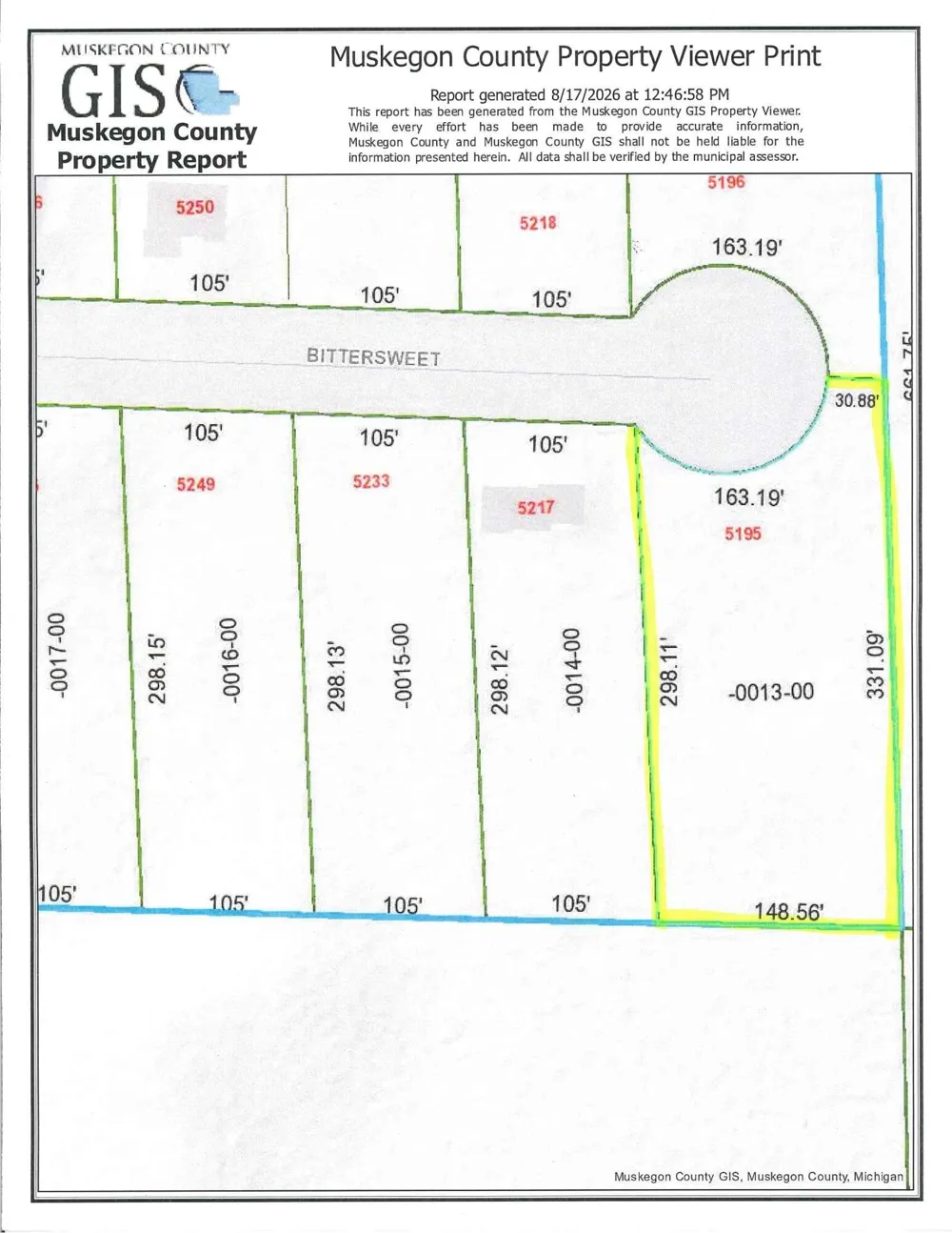 5195 Bittersweet Drive Whitehall Township, MI 49445