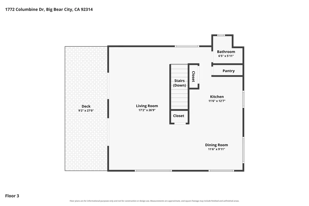 1772 Columbine Drive Big Bear, CA 92314