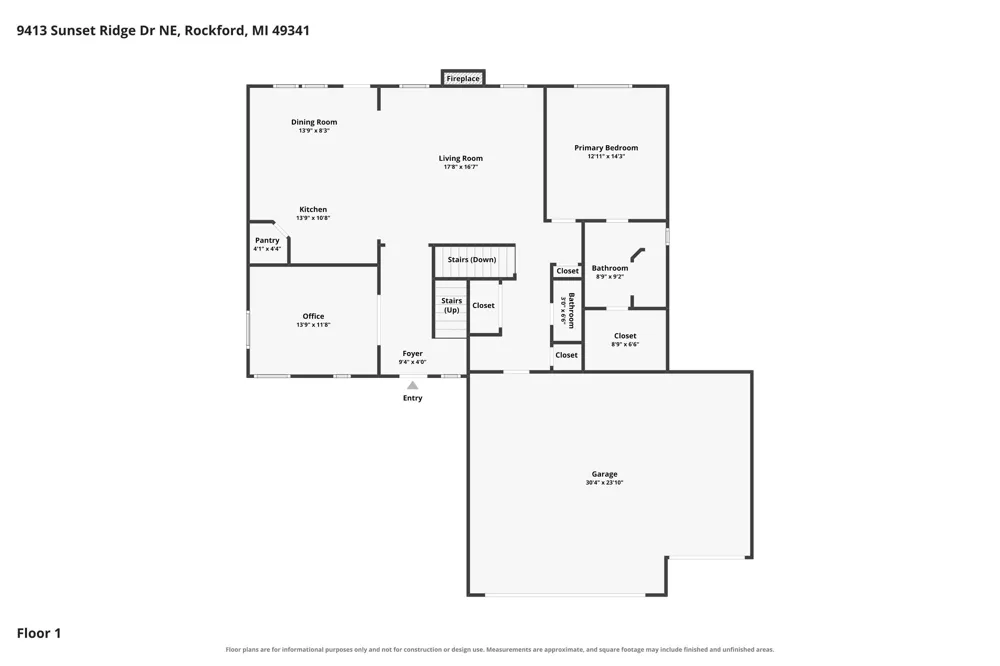 9413 Sunset Ridge Drive NE Algoma Township, MI 49341