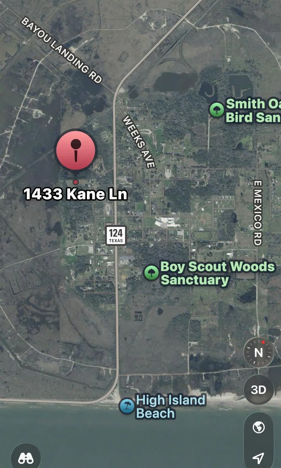 1433 Kane Lane High Island, TX 77623