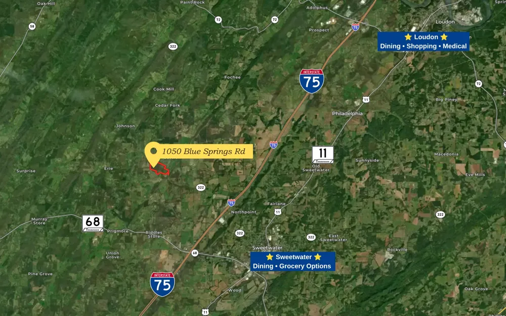 1050 Blue Springs Road Sweetwater, TN 37874