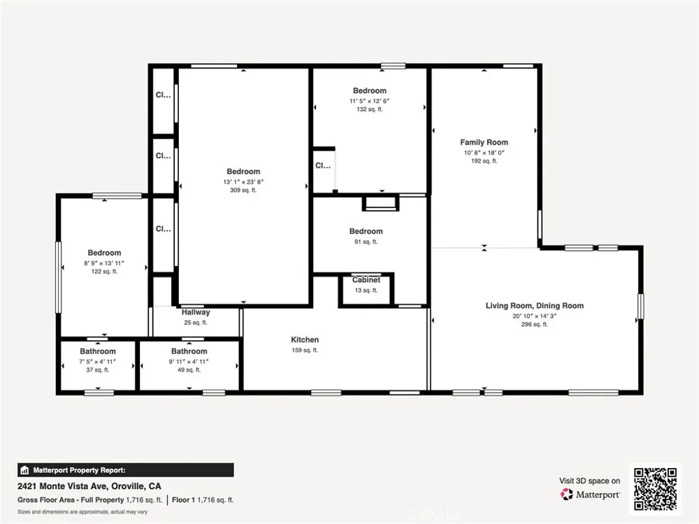 2421 Monte Vista Avenue Oroville, CA 95966