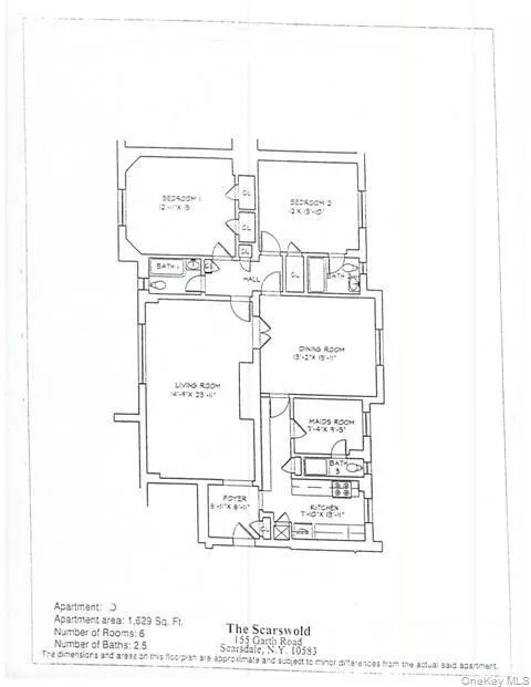 155 Garth Road #4D Scarsdale, NY 10583