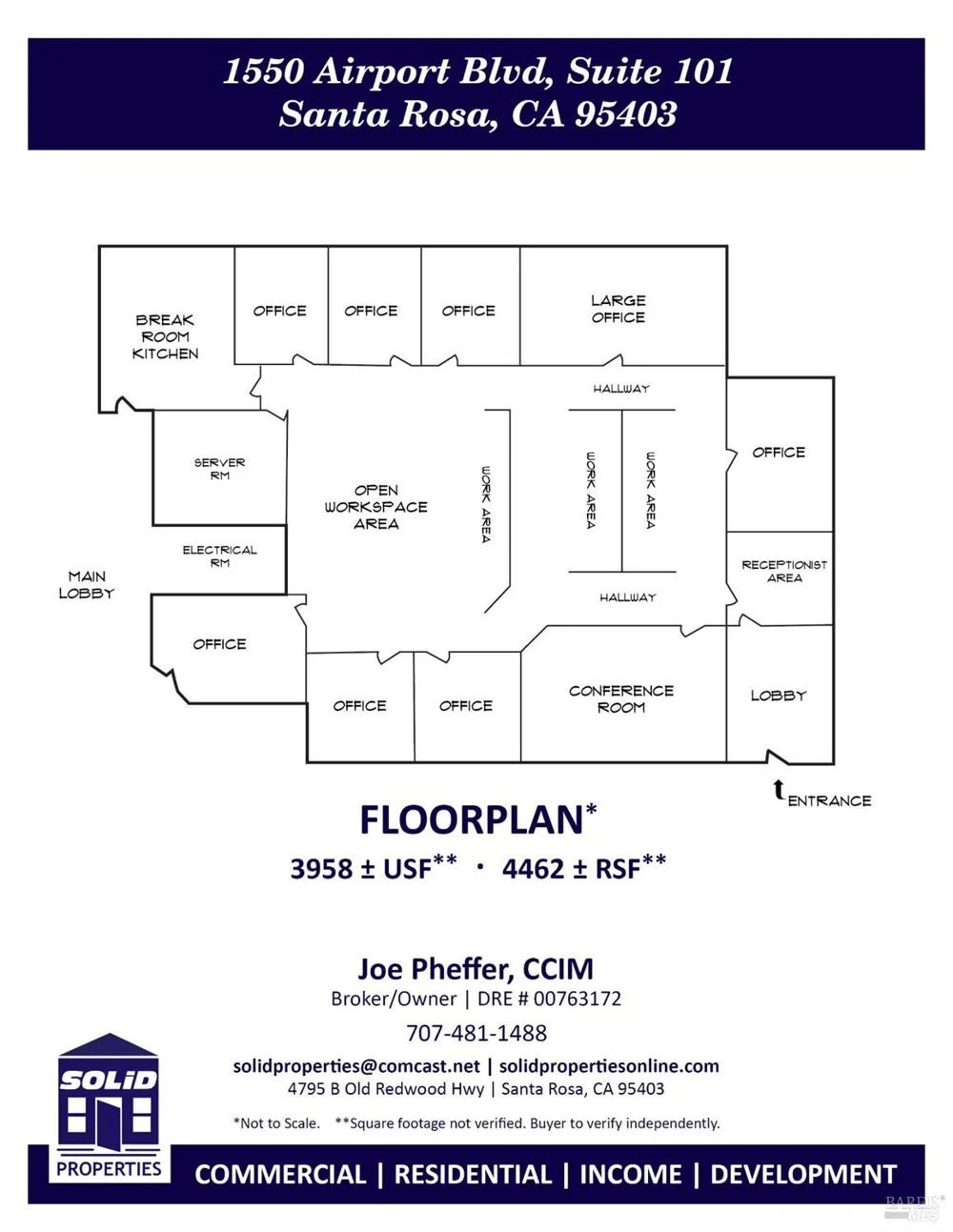 1550 Airport Boulevard ##102 Santa Rosa, CA 95403