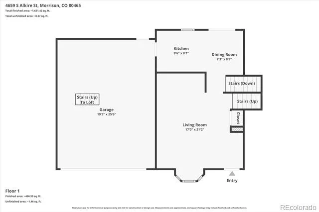 4659 S Alkire Street Morrison, CO 80465