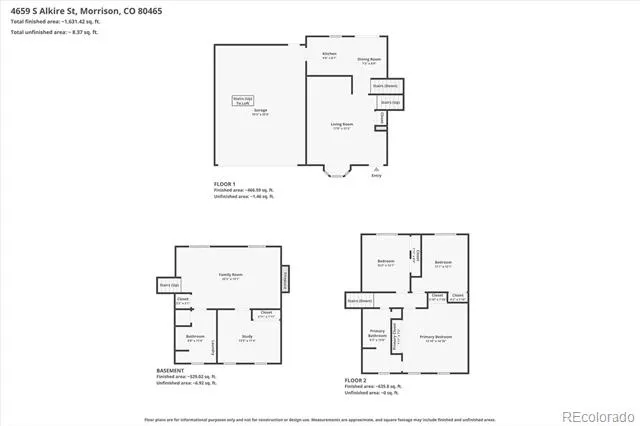 4659 S Alkire Street Morrison, CO 80465