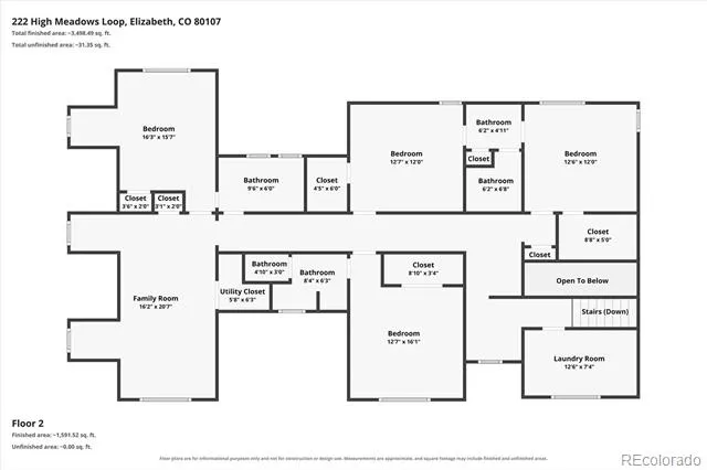 222 High Meadows Loop Elizabeth, CO 80107