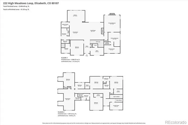 222 High Meadows Loop Elizabeth, CO 80107
