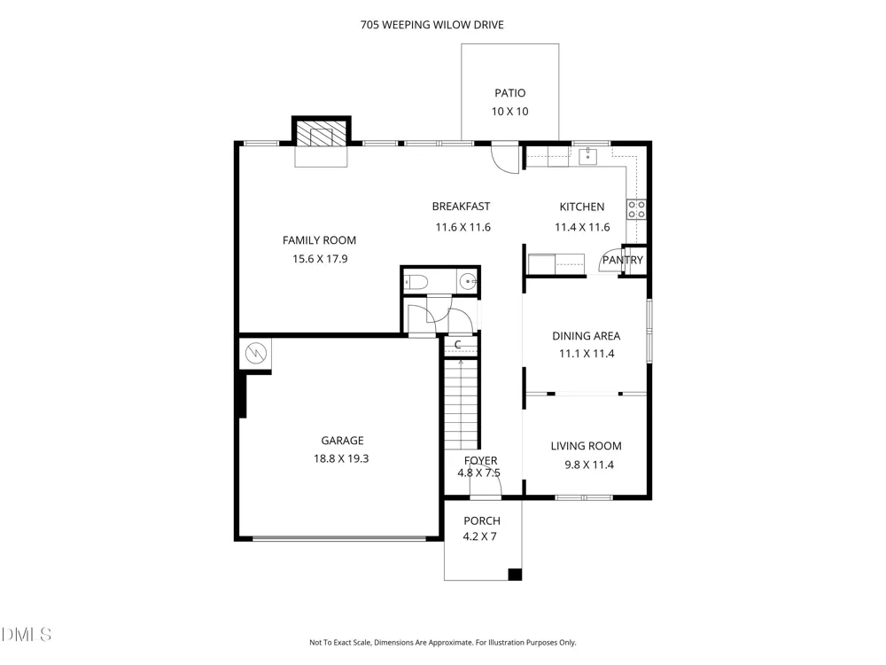 705 Weeping Willow Drive Durham, NC 27704